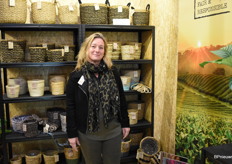 Irene Persoon van Van der Sar Import bij hun duurzame assortiment.